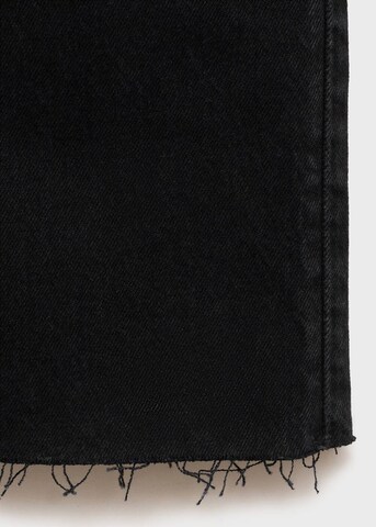 MANGO Wide Leg Jeans in Schwarz