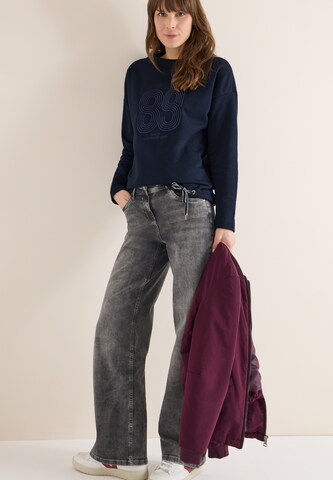 CECIL Sweatshirt in Blau