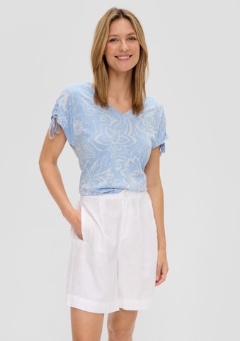 s.Oliver Shirt in Blauw: voorkant