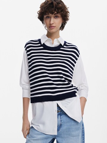T-shirt Desigual en blanc : devant