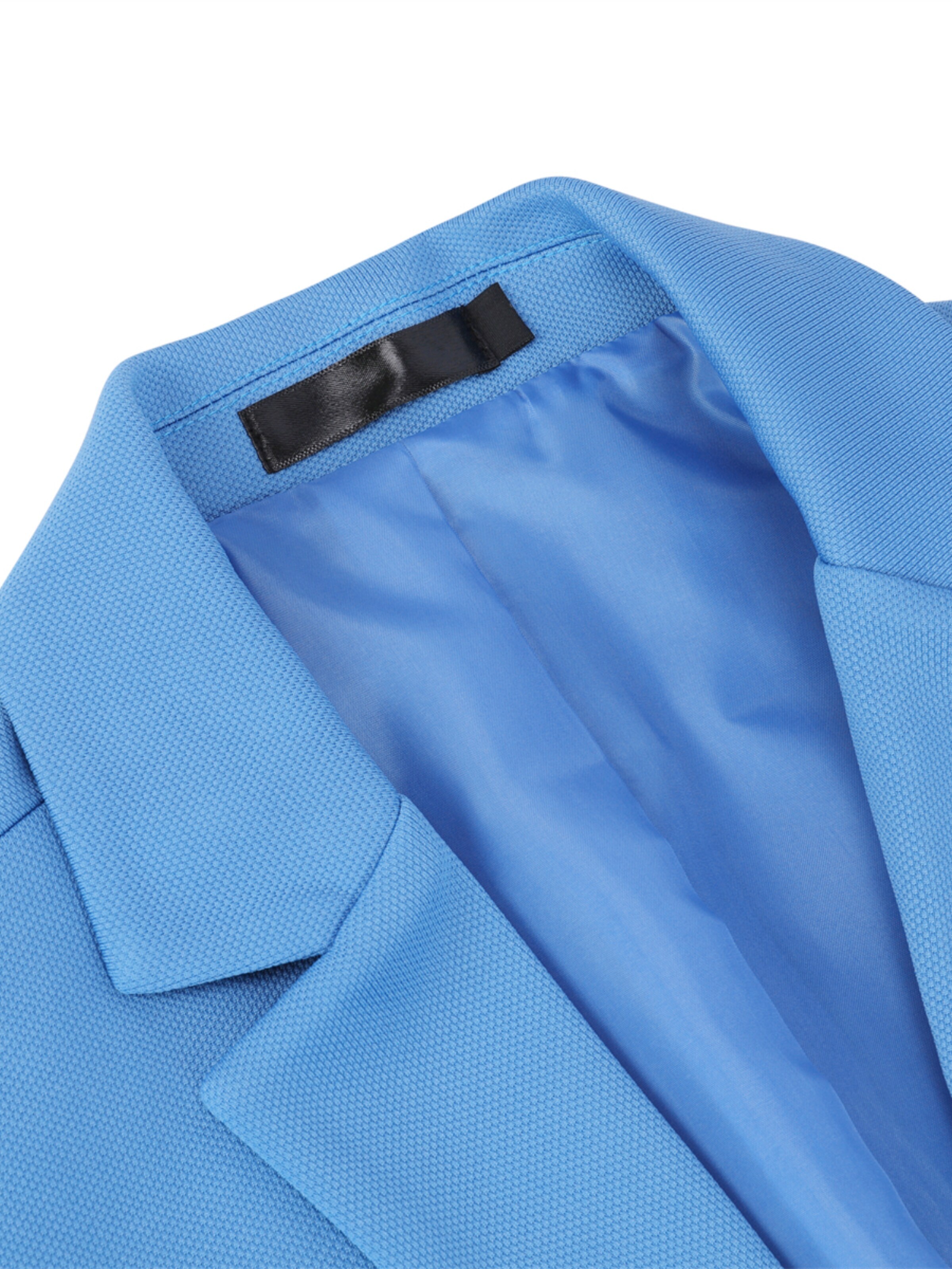 YOUTHUP Slim fit Suit Jacket 'Rein' in Blue