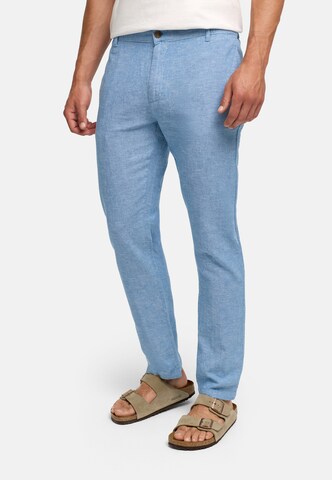 INDICODE JEANS Regular Chino 'Lino' in Blauw