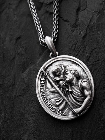 REYTEL Prívesok 'ST. CHRISTOPHER' - Strieborná