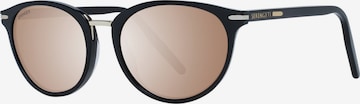 Lunettes de soleil 'Elyna 54' Serengeti en noir : devant