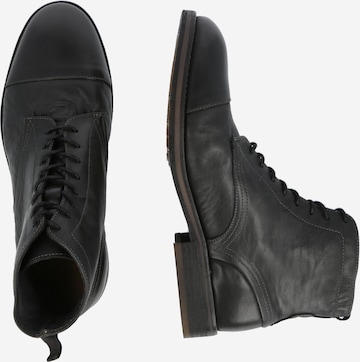 Hudson London Šněrovací boty 'Palmer' – černá