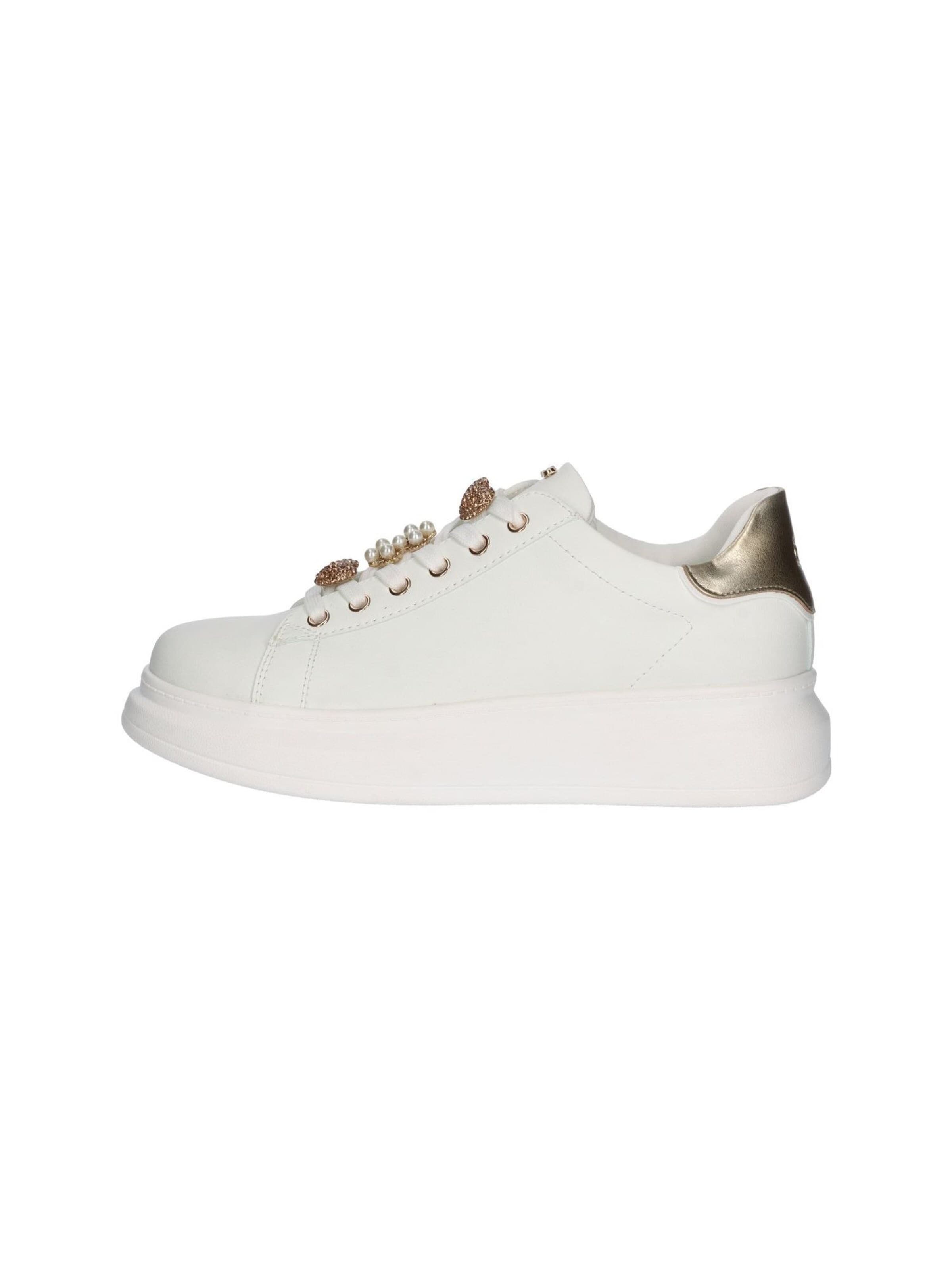 Baskets basses '66-61EX12' EXE en blanc : devant