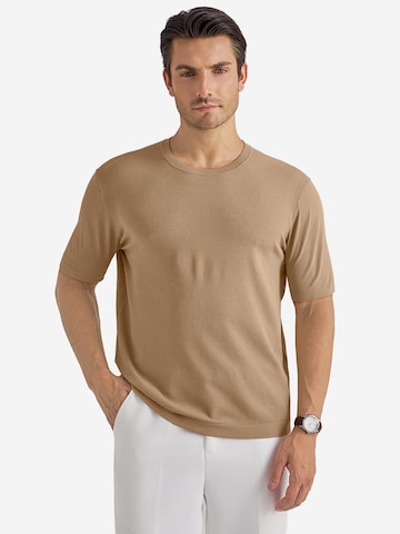 Vantory - Camiseta en marrón: frente