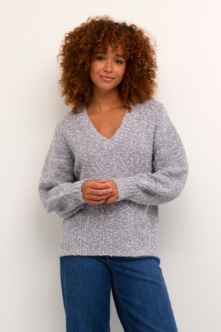 Kaffe Sweater 'Linana' in Grey: front