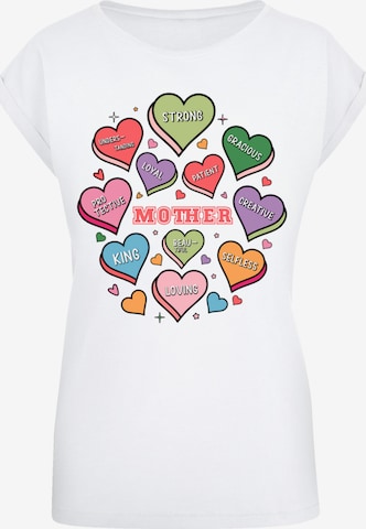 F4NT4STIC Shirt in Wit: voorkant