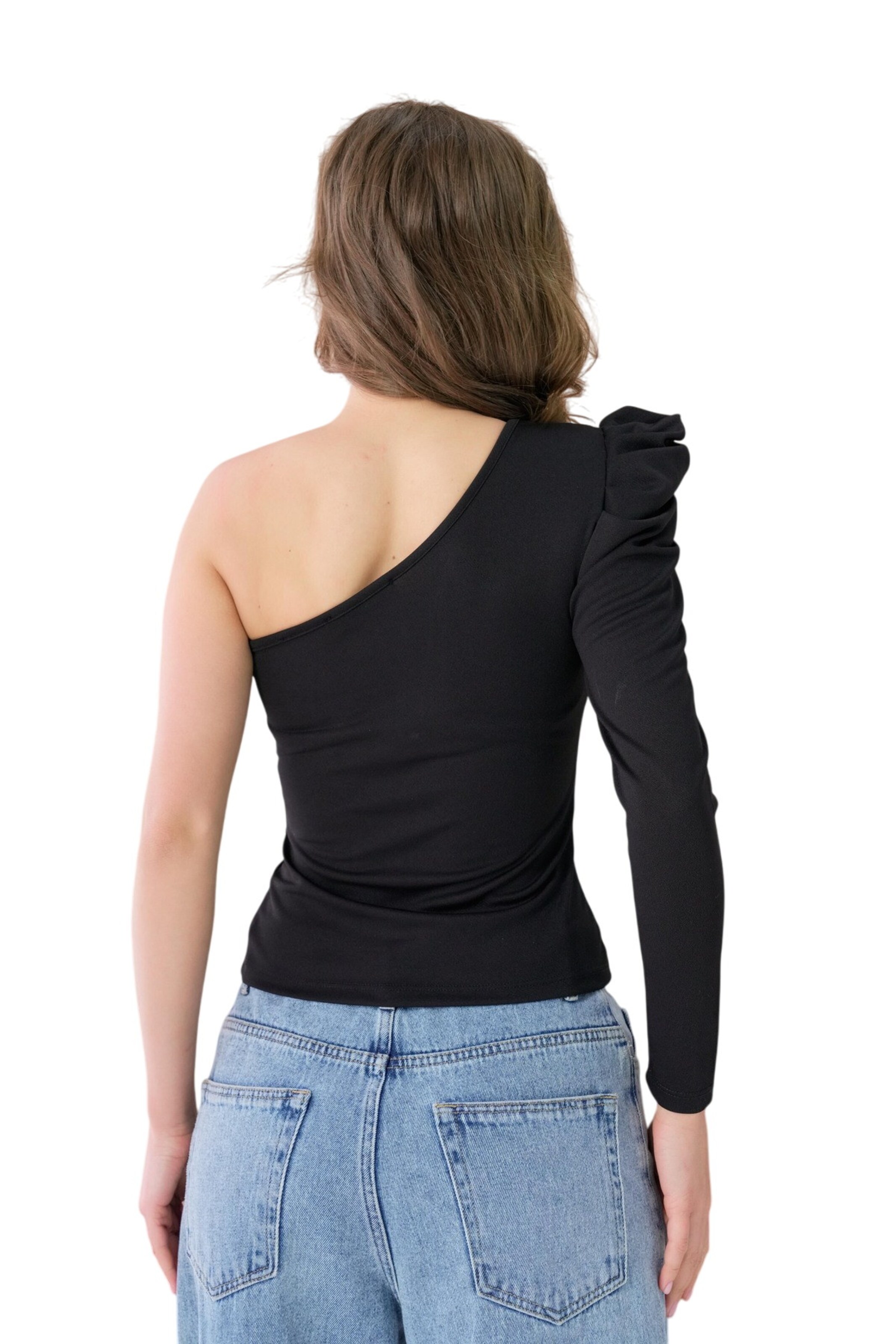 WOMAN VISION Bluz in Schwarz