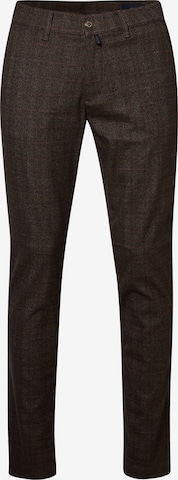 PIERRE CARDIN Regular Broek 'Calais' in Bruin: voorkant