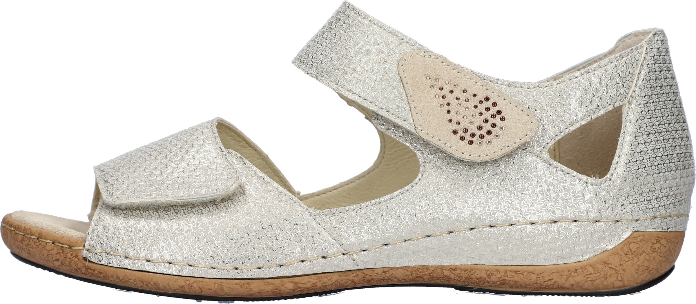 WALDLÄUFER Sandale in Gold