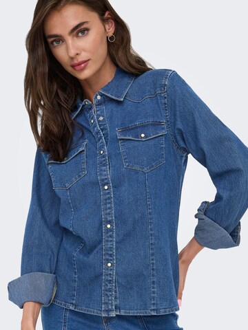 ONLY Bluse 'ONLSasia' i blå