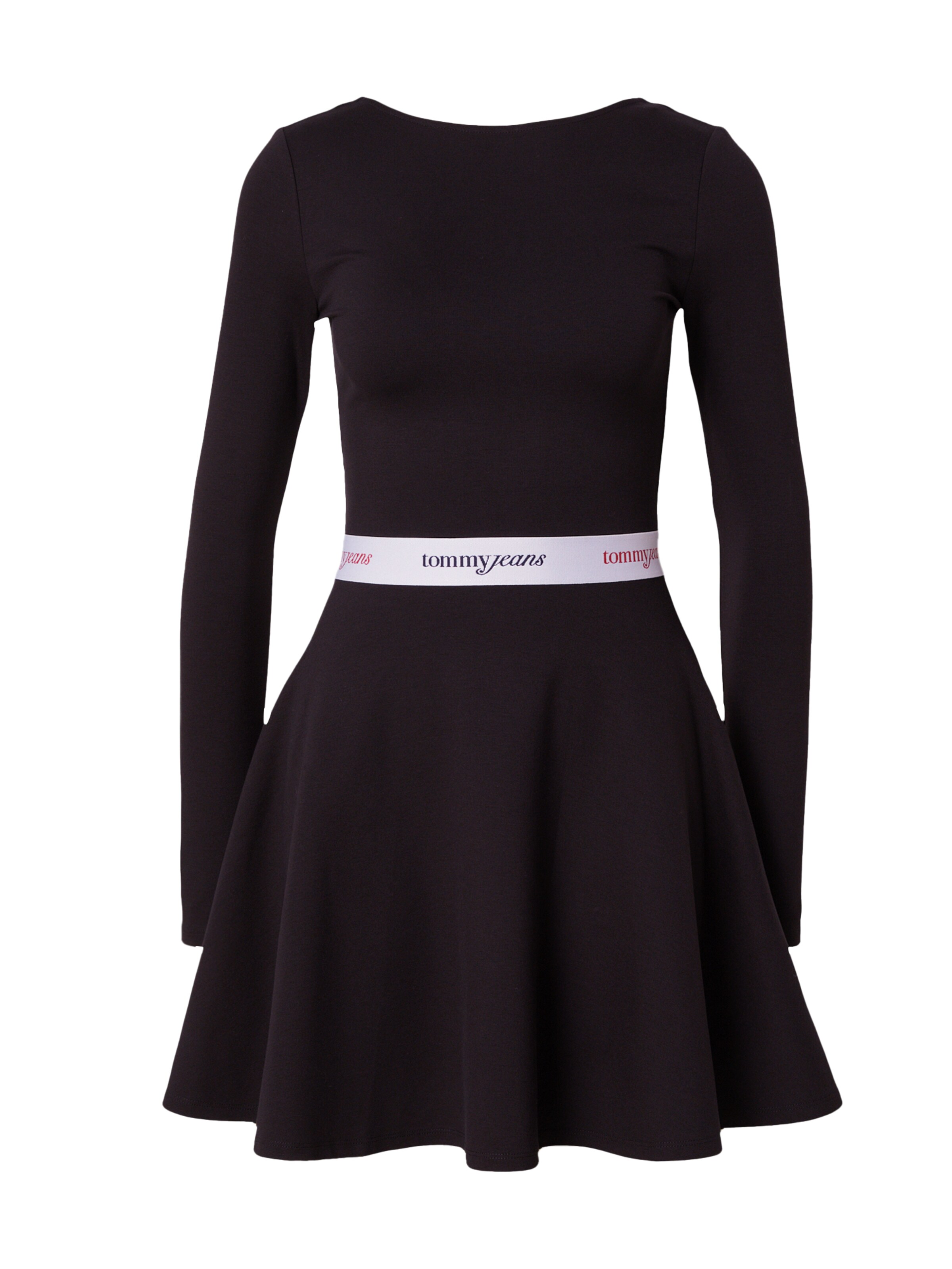 Tommy Jeans Šaty - Čierna: predná strana