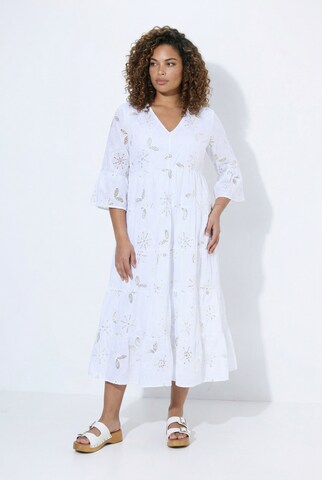 MIAMODA Dress in White