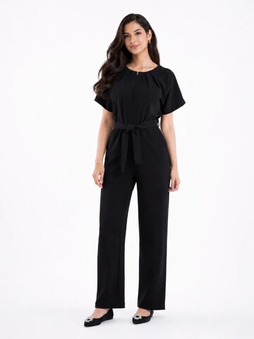 BIBI SAKALIEVA - Jumpsuit 'Black Wide-Leg Jumpsuit' en negro