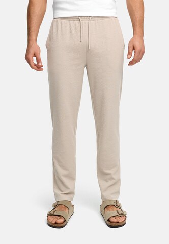 INDICODE JEANS Regular Chino 'Nogo' in Beige: voorkant