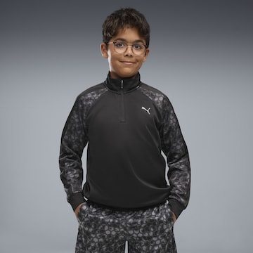 PUMA Sportief sweatshirt 'Train All Day Essentials' in Zwart: voorkant