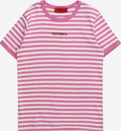 Tricou 'T2F' MAX&Co. pe roz / negru / alb, Vizualizare produs