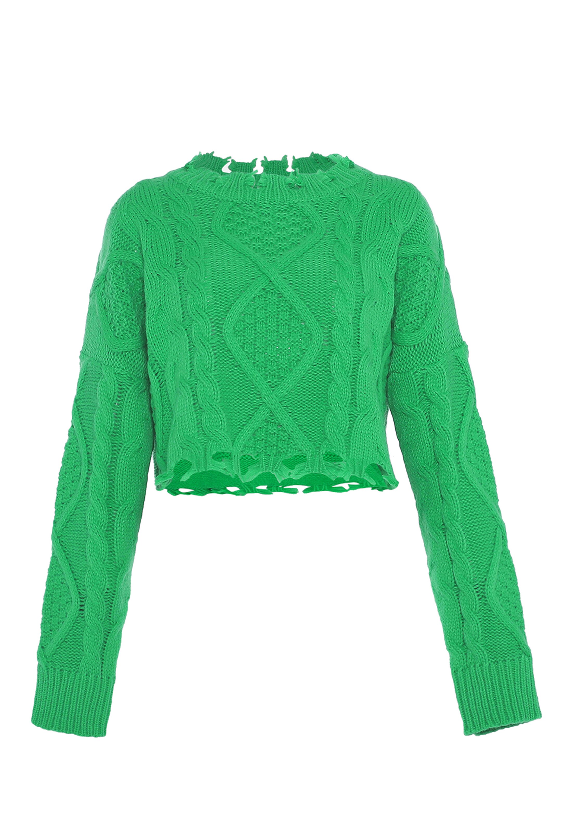 MYMO Kampsun, värv roheline: eest vaates