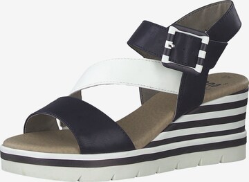 JANA Sandals in Black: front