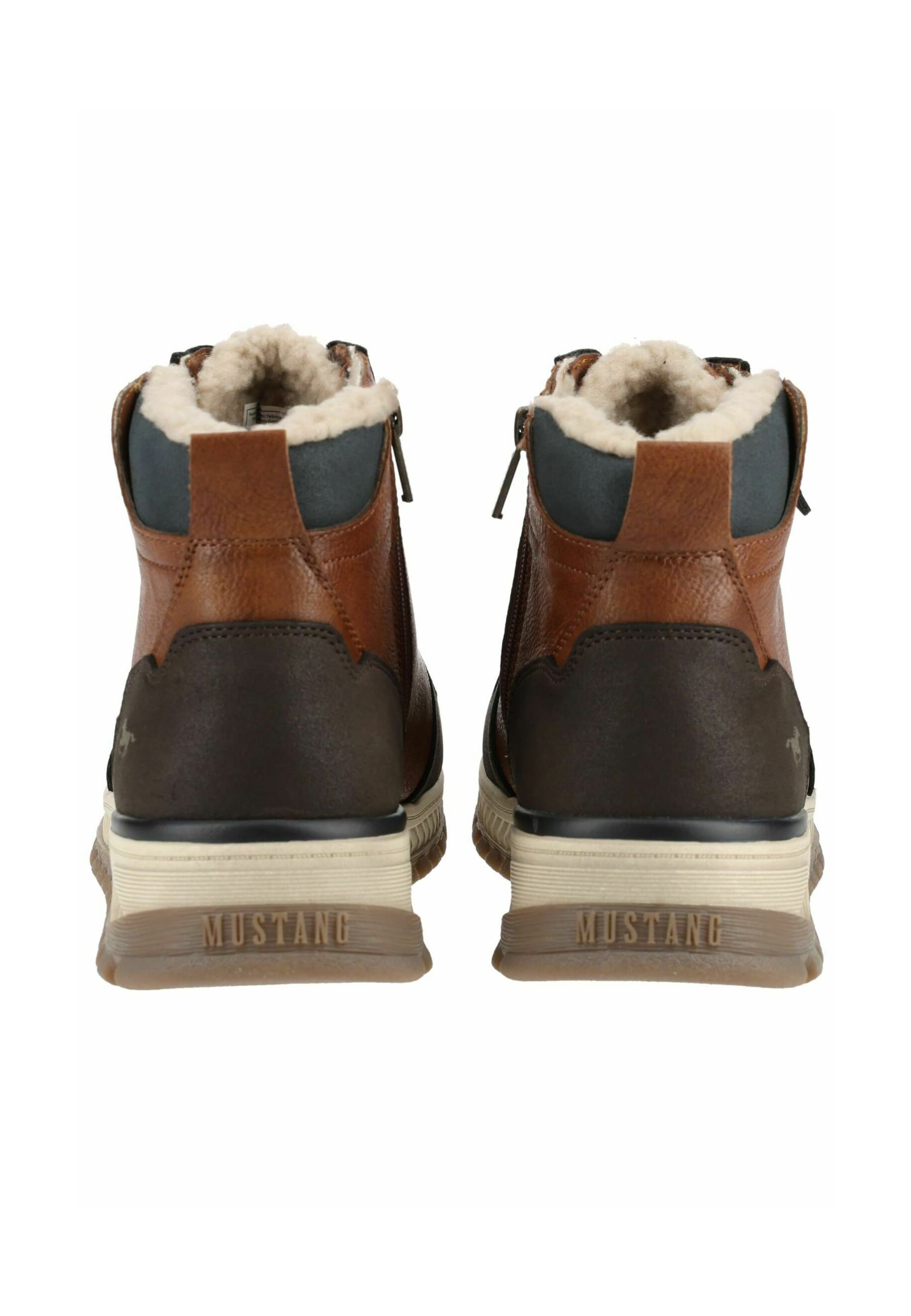 MUSTANG - Botas con cordones en marrón