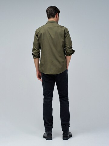 Salsa Jeans Slim fit Overhemd in Groen