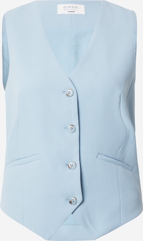 ABOUT YOU x Iconic by Tatiana Kucharova Suit Vest in Blue: front