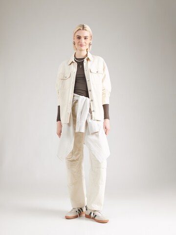 WEEKDAY Majica | rjava barva