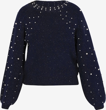 faina Trui in Blauw: voorkant