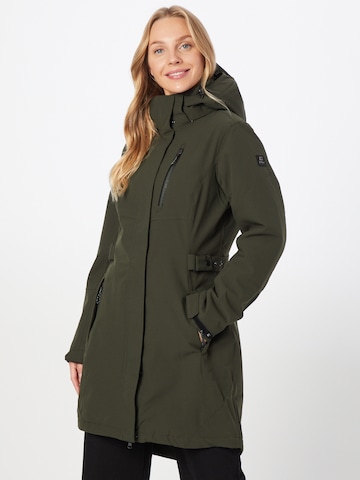 KILLTEC Outdoor Jacket in Green: front