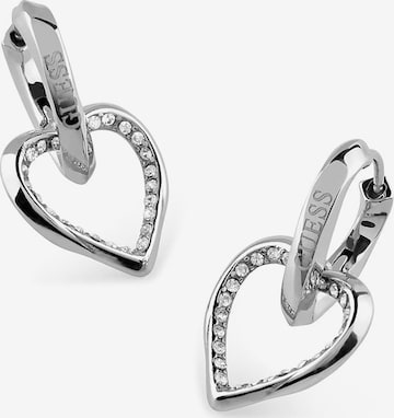 GUESS Earrings 'Mon Amour' in Silver: front