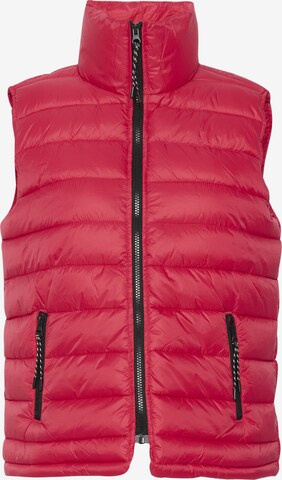 Kaffe Bodywarmer 'Lira' in Roze: voorkant