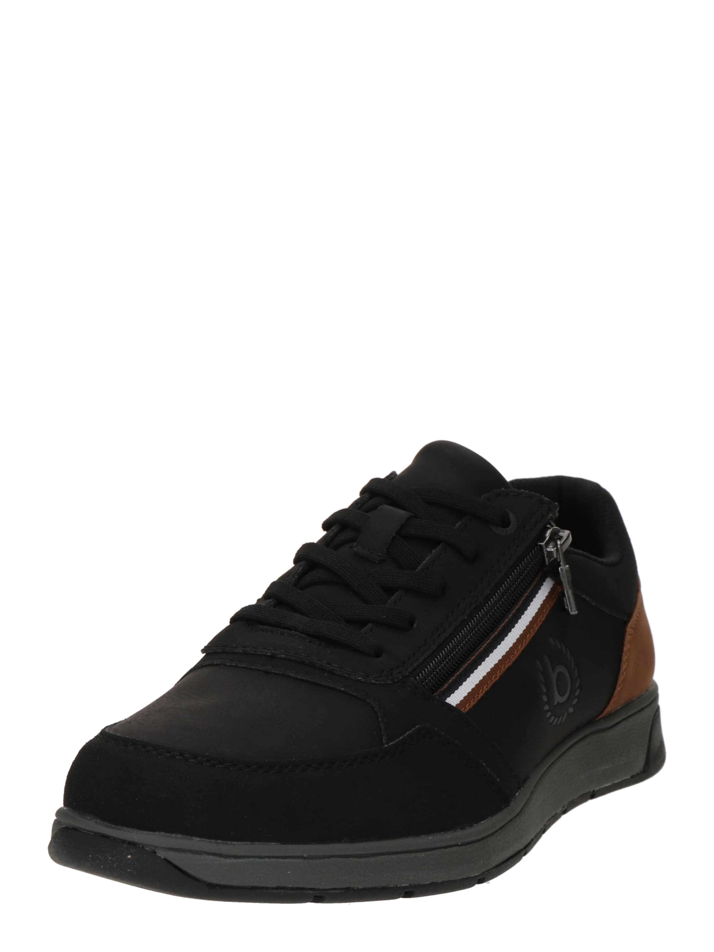 bugatti Platform trainers 'Arriba' in Black: front