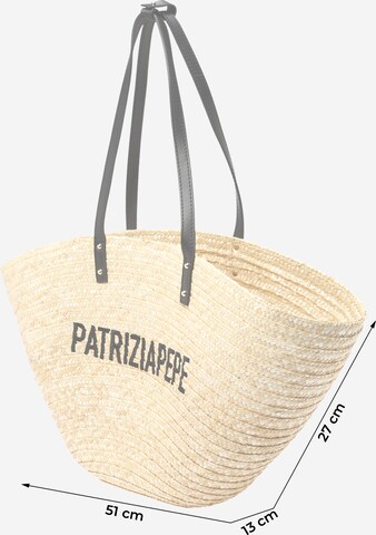 PATRIZIA PEPE Torba shopper w kolorze beżowy