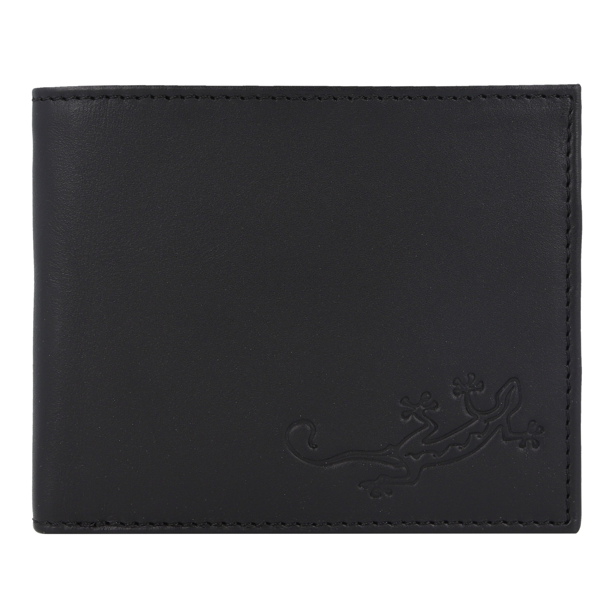 OXMOX Geldbörse in Schwarz: Vorderseite