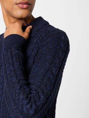 JACK & JONES Sweter 'Albert' w kolorze niebieski