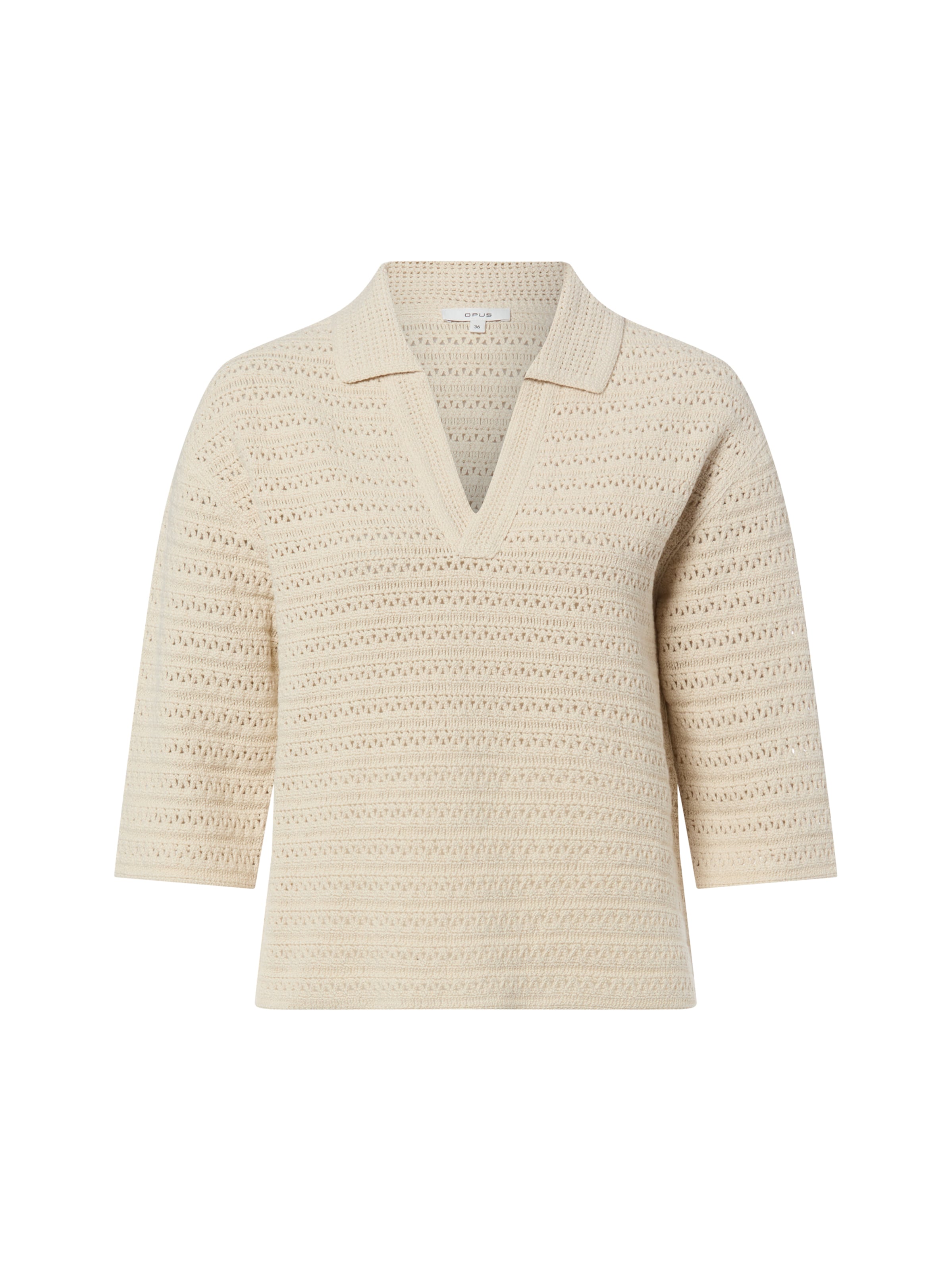 Pull-over 'Garakino' OPUS en beige : devant