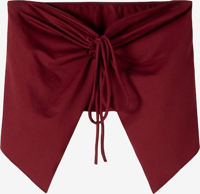 Bershka Toppi värissä viininpunainen, Tuotenäkymä