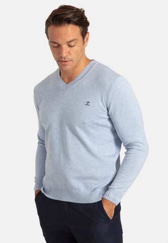 Sir Raymond Tailor Sweater 'Los Angeles' in Blue