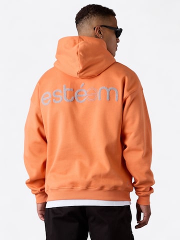 Sweat-shirt ESTEEM en orange : devant
