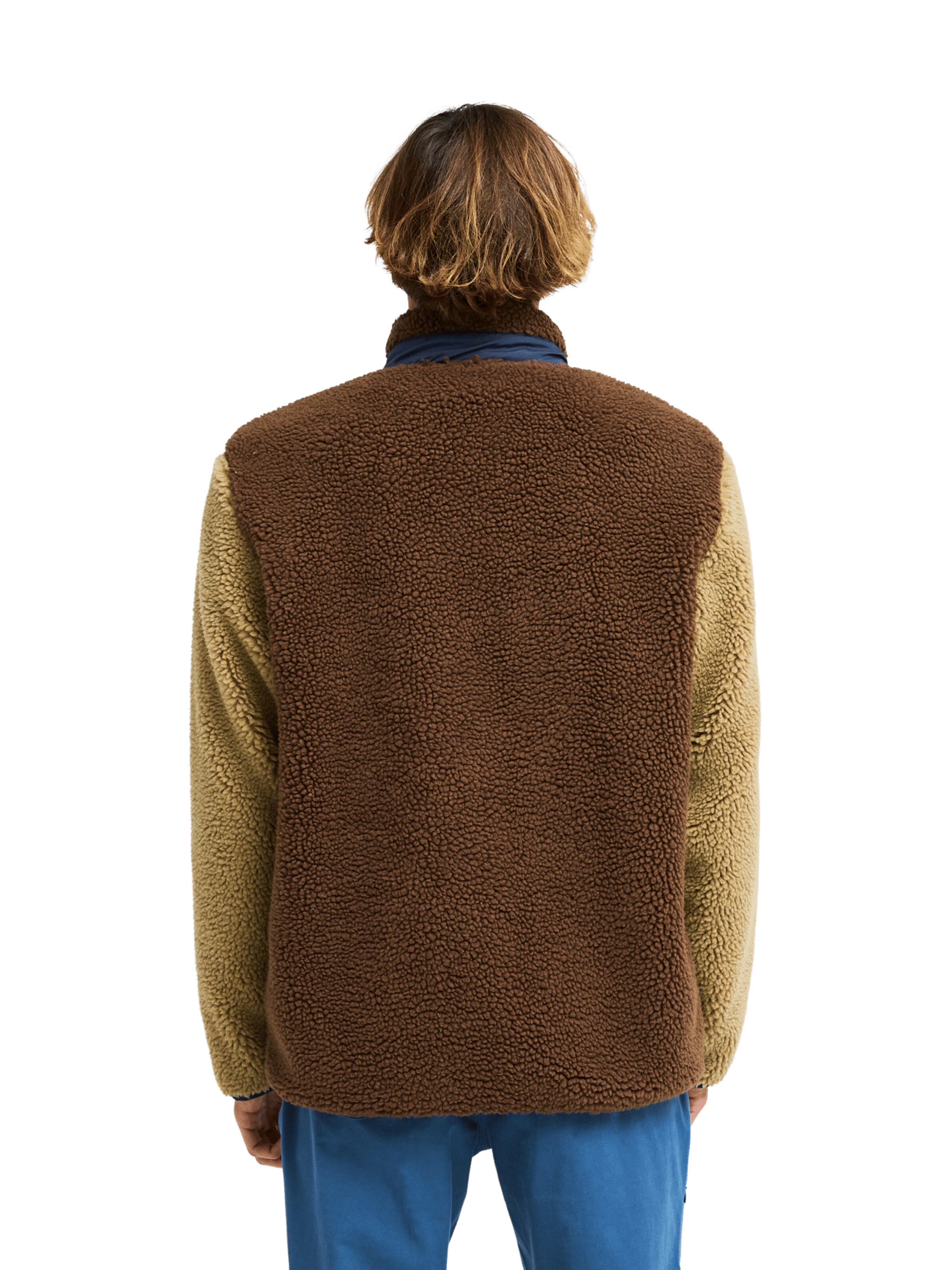 BILLABONG Fleece Jacket in Brown
