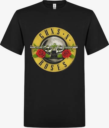 T-Shirt GUNS N' ROSES en noir : devant
