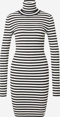 Calvin Klein Jeans Strikkjole i sort: forside