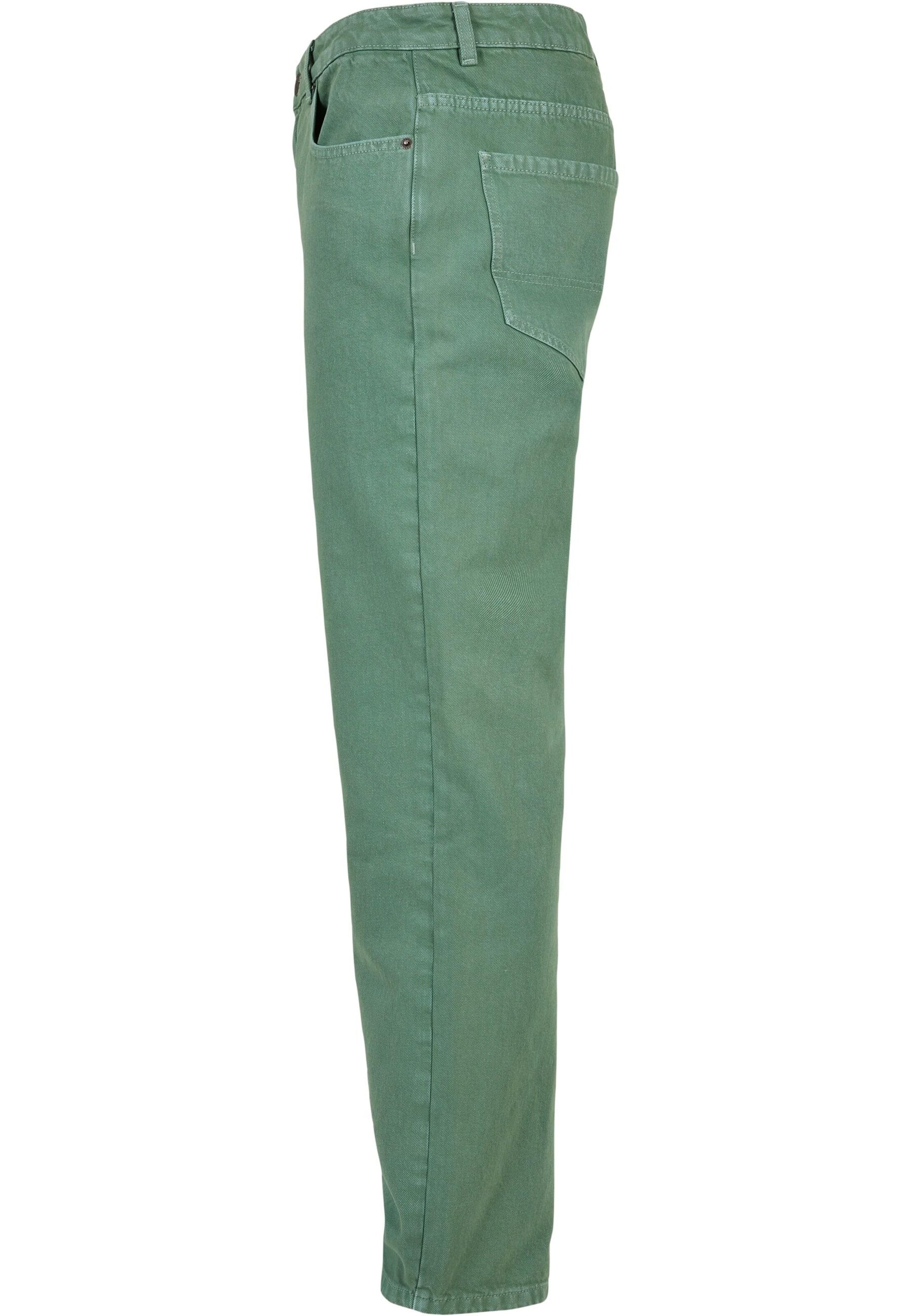 Urban Classics Normální Džíny – zelená