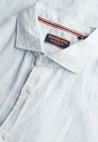 Superdry Regular Fit Hemd in Blau
