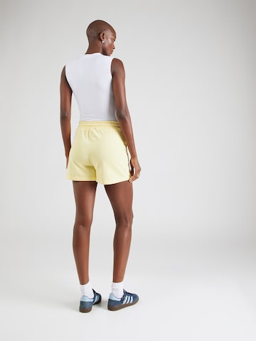PIECES Regular Trousers 'CHILLI' in Yellow