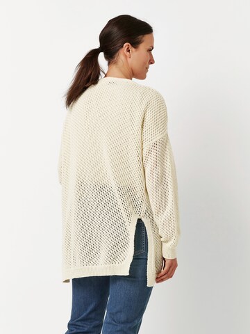 TONI Knit Cardigan in White