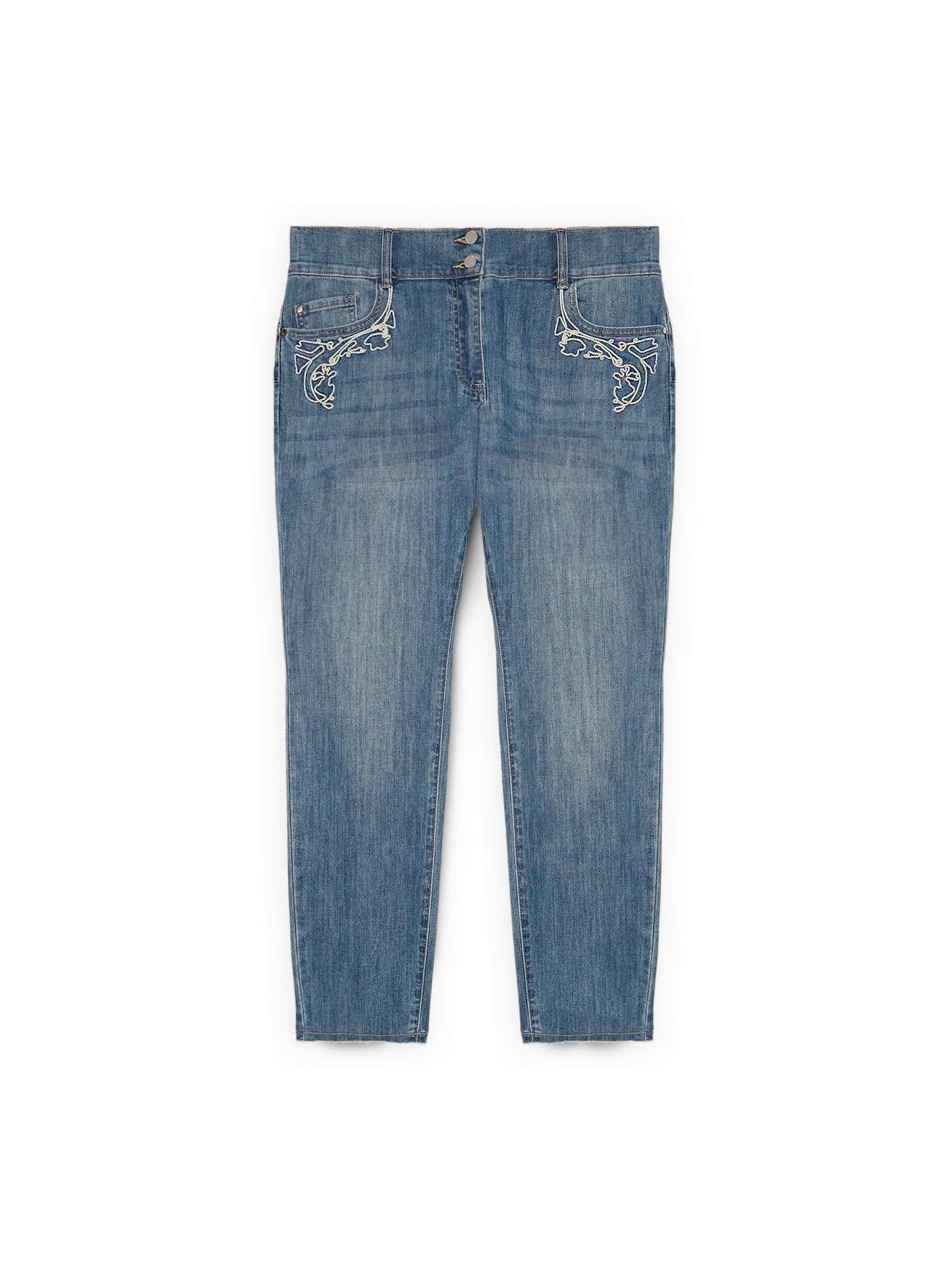 Fiorella Rubino Skinny Jeans in Blue: front