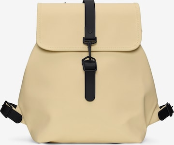 RAINS Rucksack in Gelb: Vorderseite